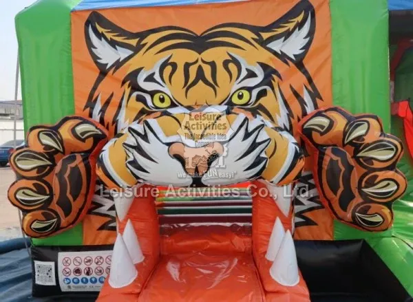 Standard Inflatable Multiplay Tiger Bouncy Castles